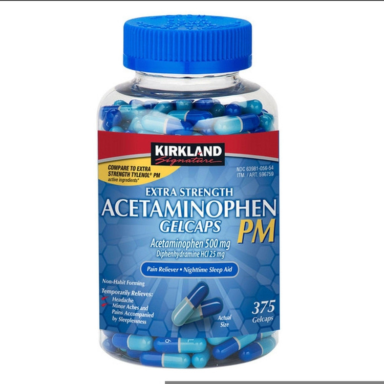 استامینوفن کرکلند Kirkland Signature Acetaminophen PM – 375 عددی