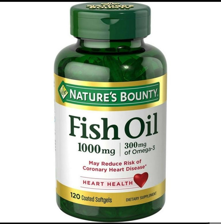 فیش اویل ۱۰۰۰ میلیگرم نیچرز بونتی – ۱۲۰ عددیFish Oil 1000 mgNature’s Bounty