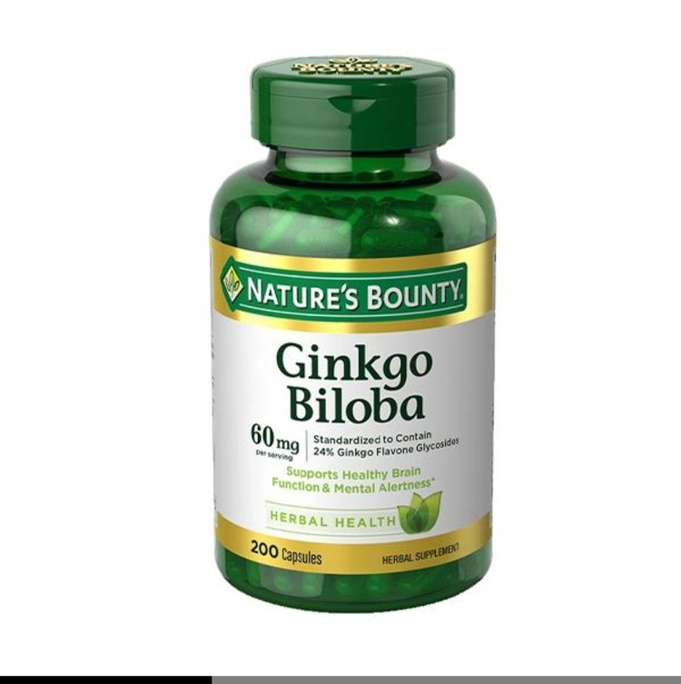 جینکوبیلوبا ۶۰ میلیگرم نیچرز بونتی – ۲۰۰ عددیNature’s Bounty Ginkgo Biloba 60 mg – 200 Capsules