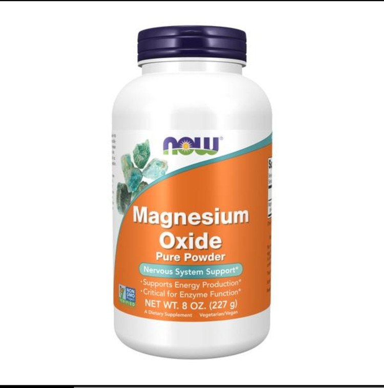 پودر منیزیم اکساید ناو | NOW Magnesium Oxide Powder