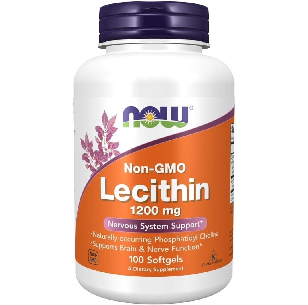 لسیتین ناو ۱۲۰۰ میلی‌گرم | NOW Lecithin 1200 mg