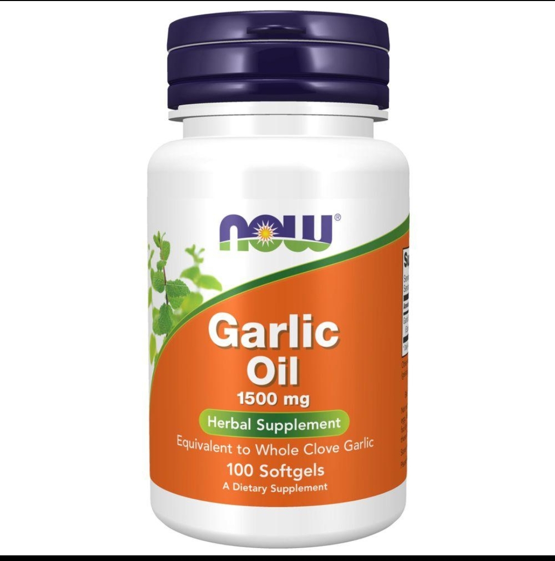 گارلیک اویل ۱۵۰۰ میلی‌گرم NOW | NOW Garlic Oil