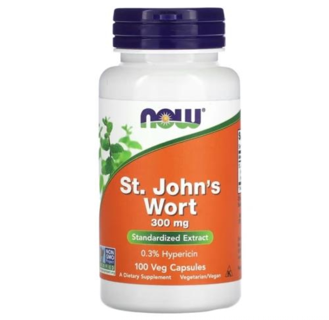 علف چای ۳۰۰ میلی‌گرم NOW | St. John’s Wort