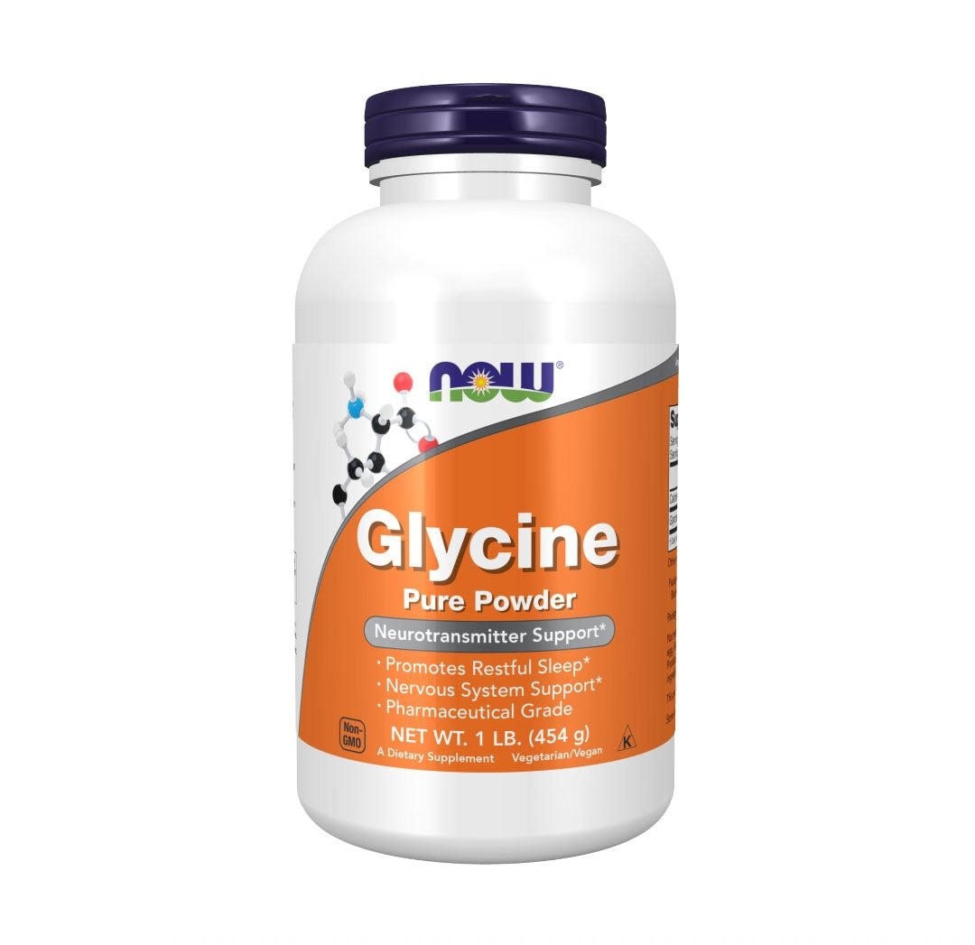 پودر گلیسین خالص ۴۵۴گرمNOW | NOW Glycine Pure Powder