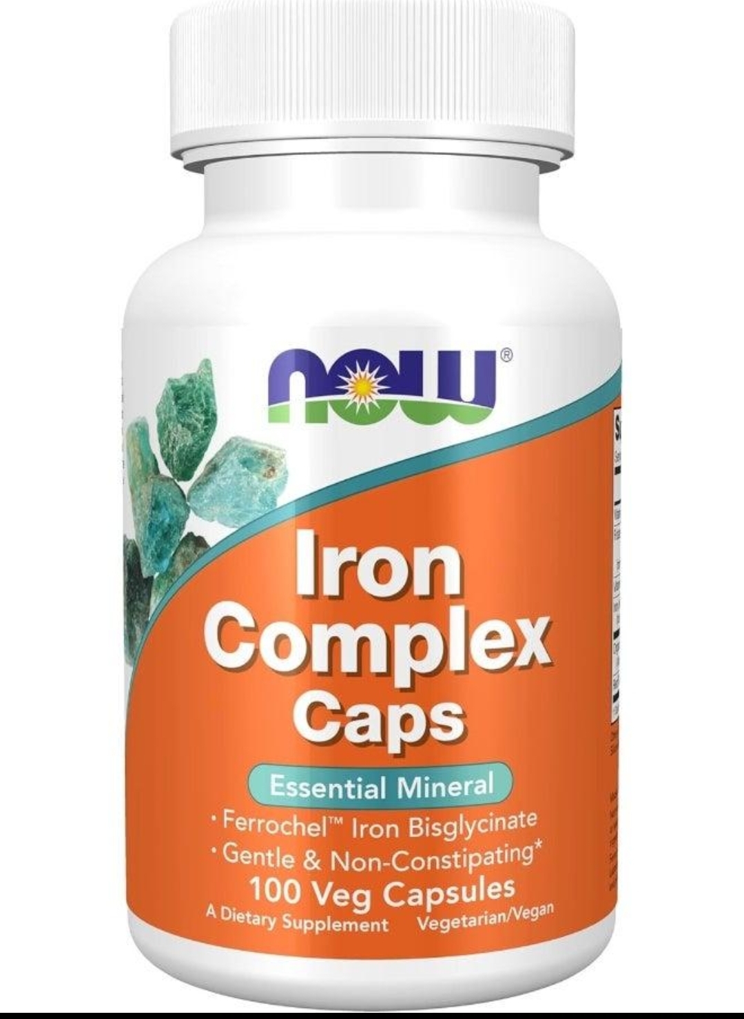 آهن کمپلکس NOW – ۱۰۰ قرص گیاهیIron Complex