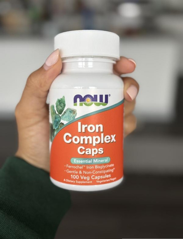 آهن کمپلکس NOW – ۱۰۰ قرص گیاهیIron Complex