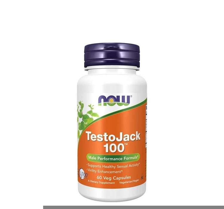 تستوجک 100 NOW – ۶۰ کپسول گیاهیTestoJack® 10