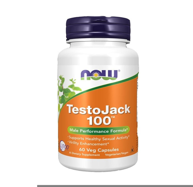 تستوجک 100 NOW – ۶۰ کپسول گیاهیTestoJack® 10