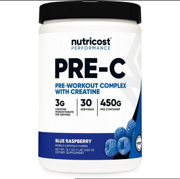 نوتریکاست PRE-C Pre-Workout Complex with Creatine – ۴۵۰ گرم