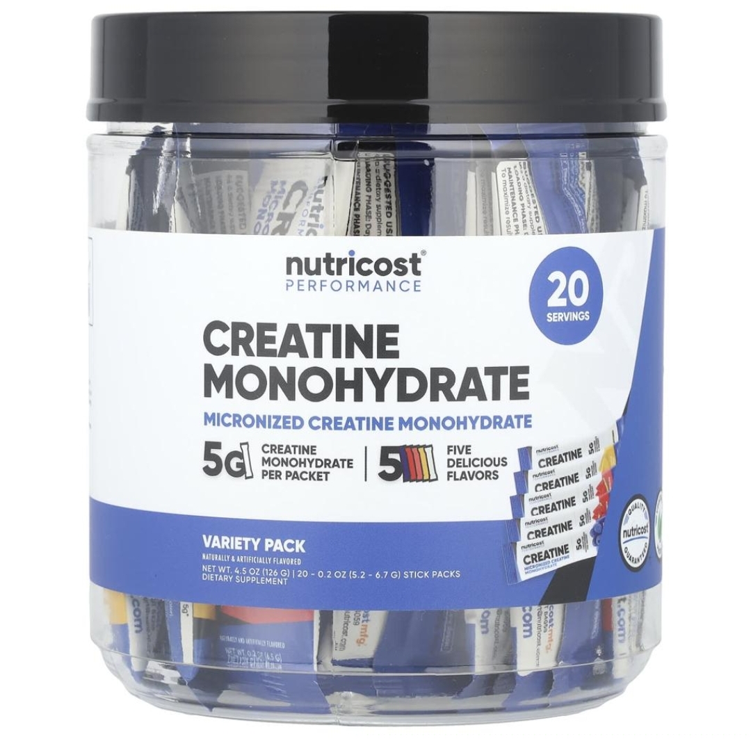 کراتین مونوهیدرات میکرونایزد نوتریکاست – ۲۰ استیک‌پکCreatine Monohydrate Variety Stickpacks