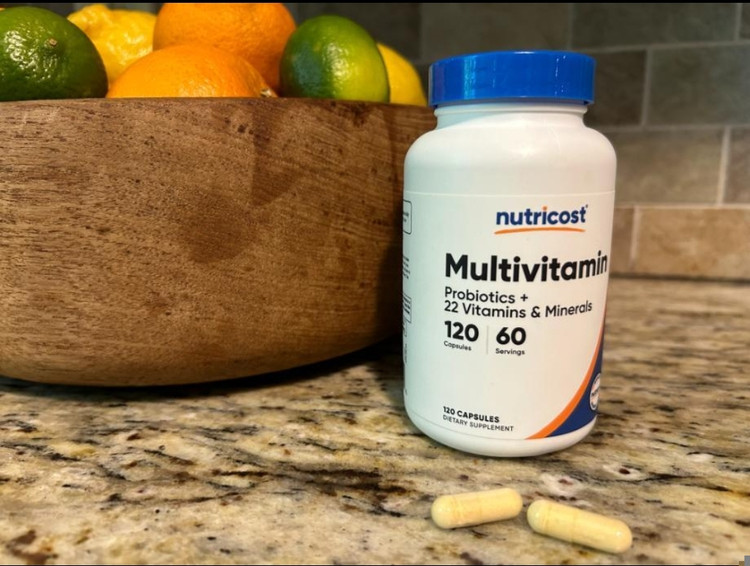 مولتیویتامین + پروبیوتیک نوتریکاست |۱۲۰تایی Nutricost Multivitamin + Probiotics