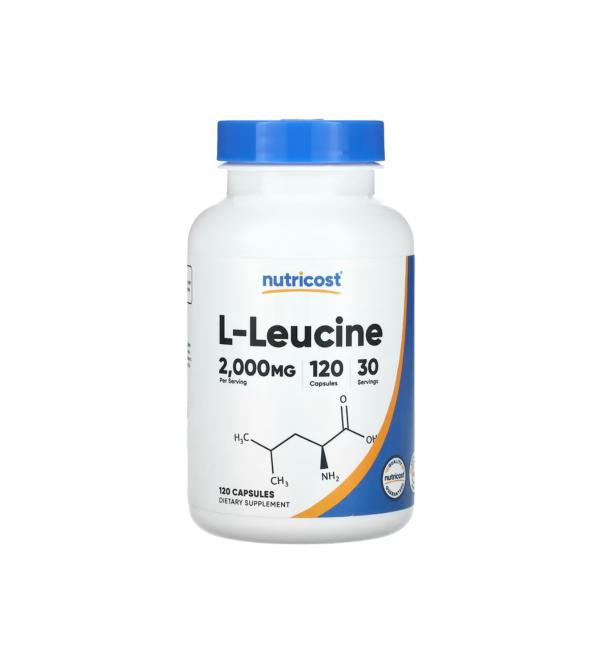 ال‌لوسین نوتری‌کاست ۱۲۰تایی | Nutricost L-Leucine 500 mg