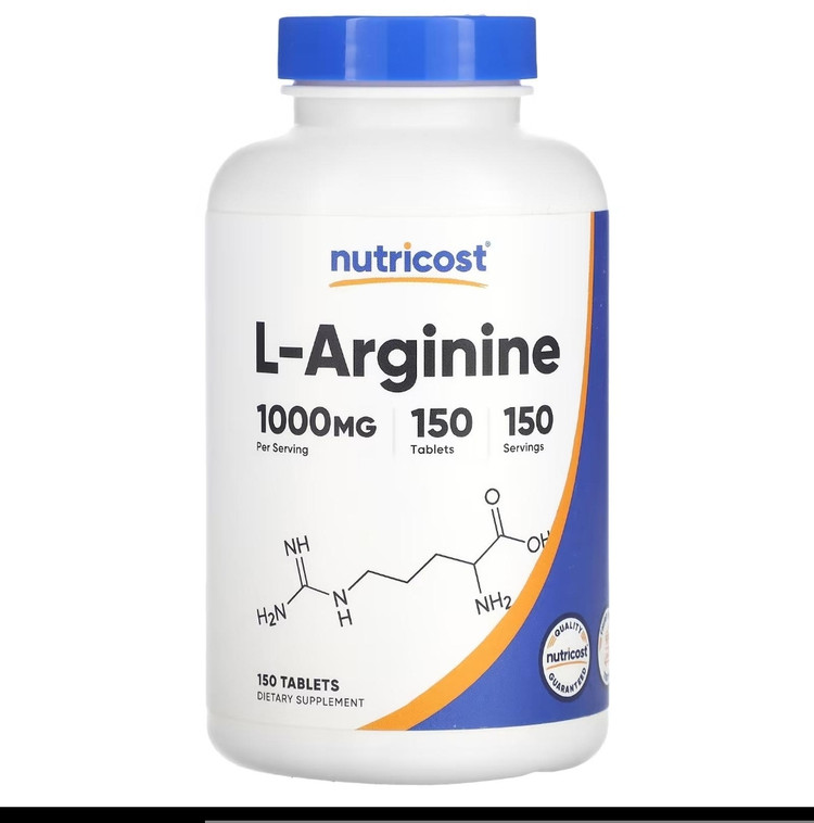 ال آرژنین ۱۰۰۰ میلیگرم نوتریکاست | Nutricost L-Arginine