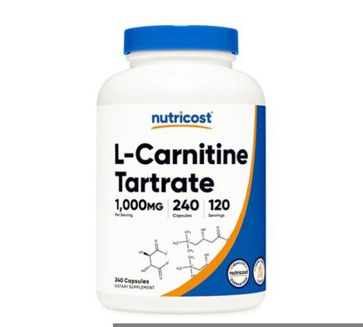 ال کارنیتین تارتارات ۱۰۰۰ میلیگرم نوتریکاست ۲۴۰عددی| Nutricost L-Carnitine Tartrate