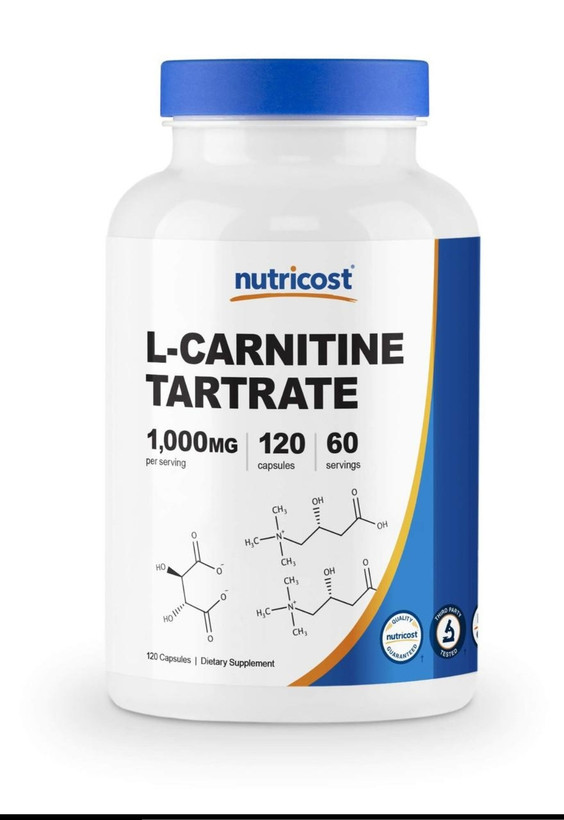 ال کارنیتین تارتارات ۱۰۰۰ میلیگرم نوتریکاست ۲۴۰عددی| Nutricost L-Carnitine Tartrate