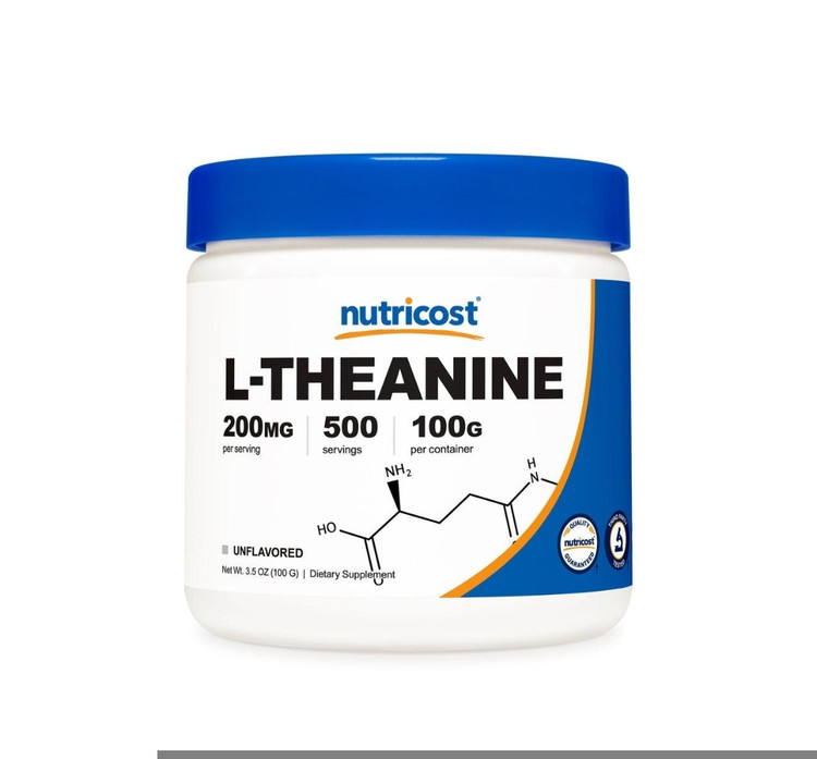 پودر ال تئانین ۲۰۰ میلیگرم نوتریکاست | Nutricost L-Theanine Powder