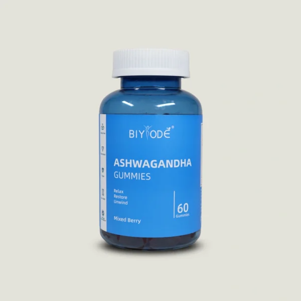 پاستیل آشواگاندا BIYODE – ۶۰ عددAshwagandha Gummies
