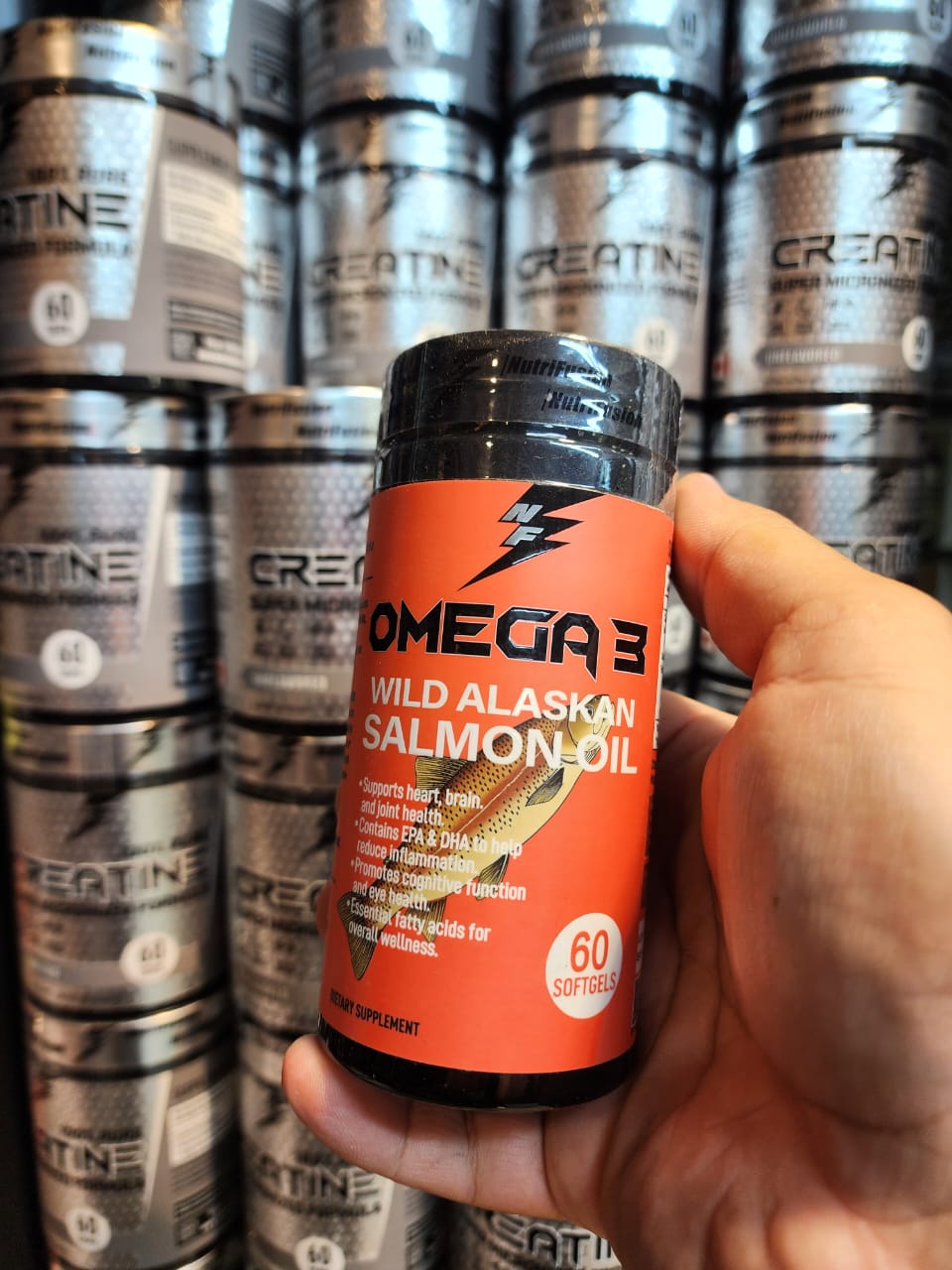 امگا ۳ روغن سالمون نوتری‌فیوشن ۶۰ عددیNutriFusion Omega-3